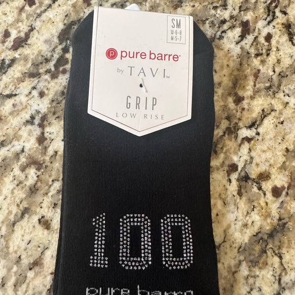 Pure Barre low rise socks. New with tags - Picture 2 of 4